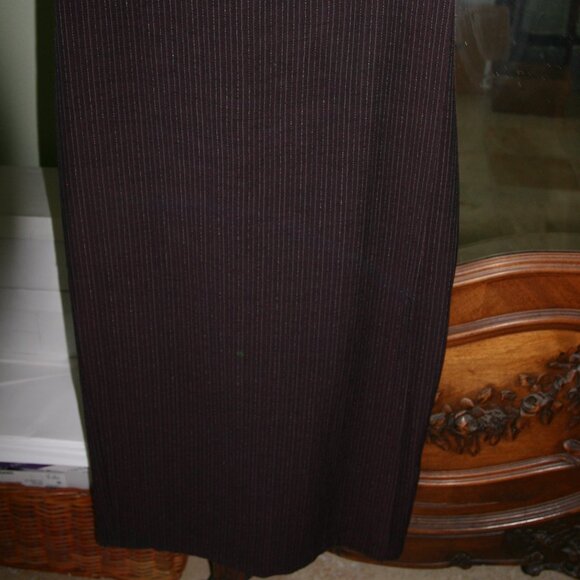 Eileen Fisher wool/rayon maxi pencil skirt, wraparound - Picture 2 of 7